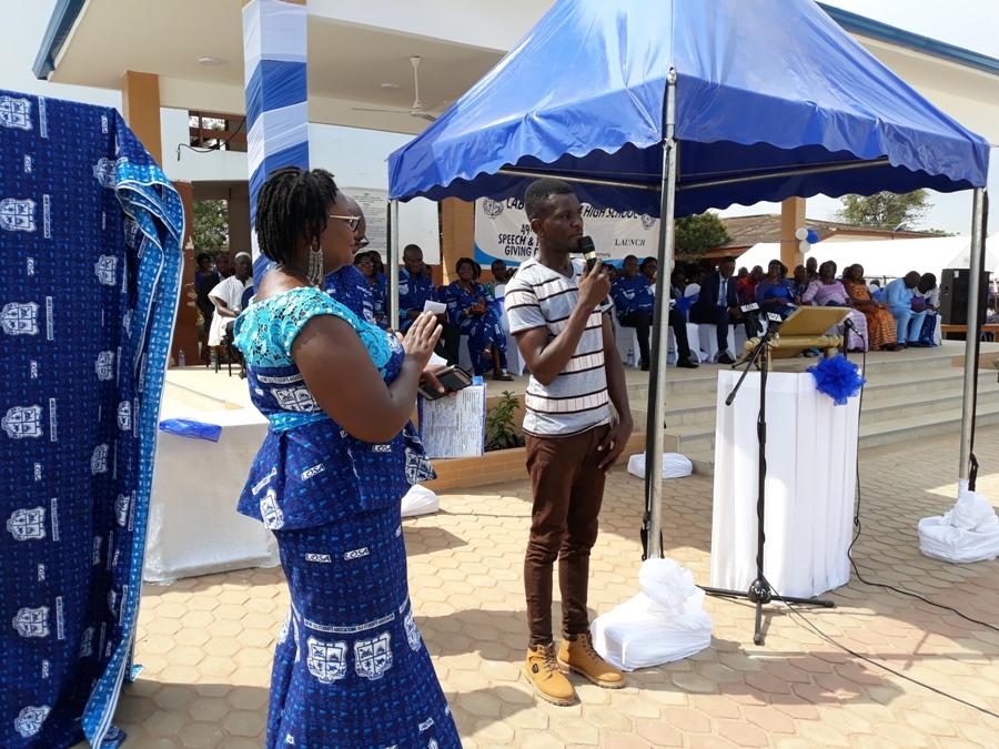 Unveiling of 70th anniversary logo at speech day