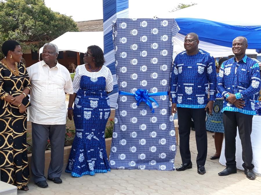 Unveiling of 70th anniversary logo at speech day