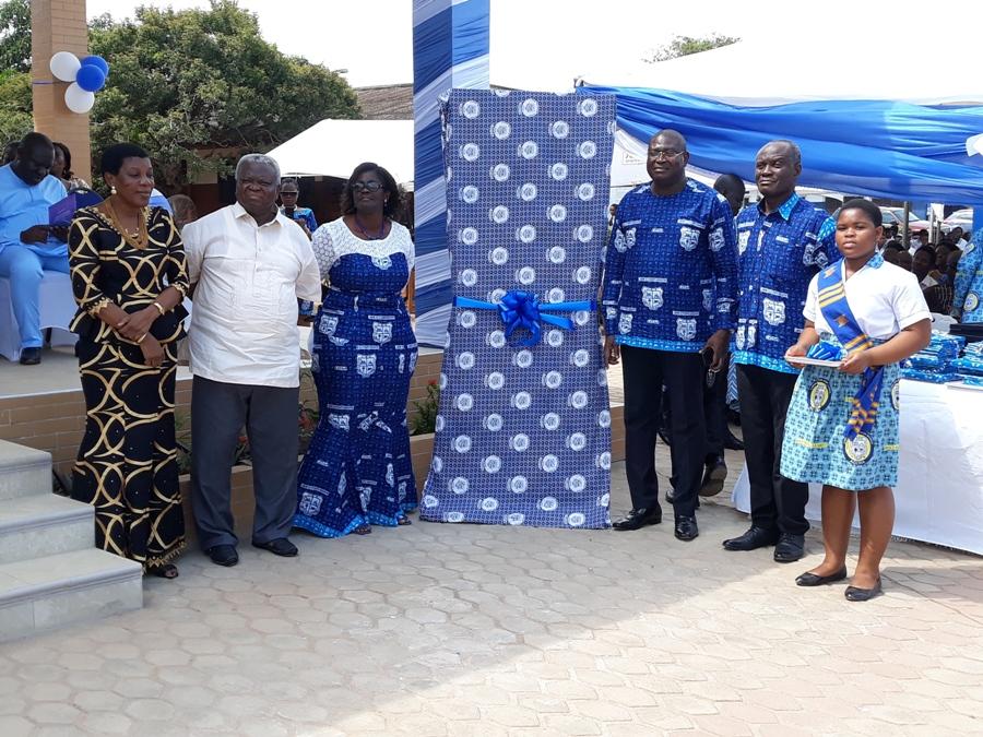 Unveiling of 70th anniversary logo at speech day