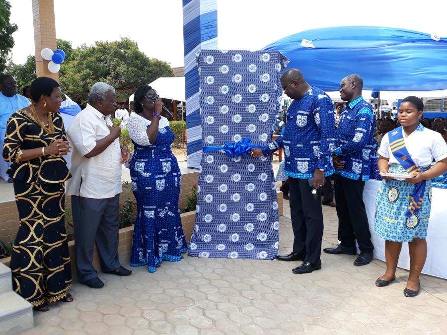 Unveiling of 70th anniversary logo at speech day