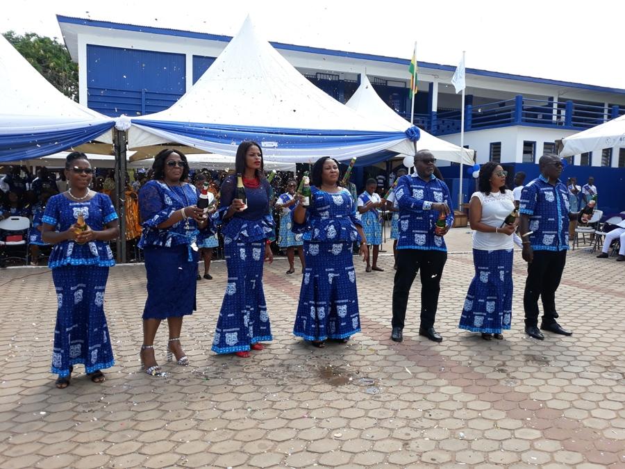 Unveiling of 70th anniversary logo at speech day