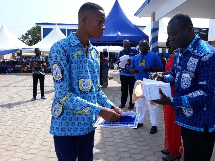 Student awards presentation at speech day - 2018