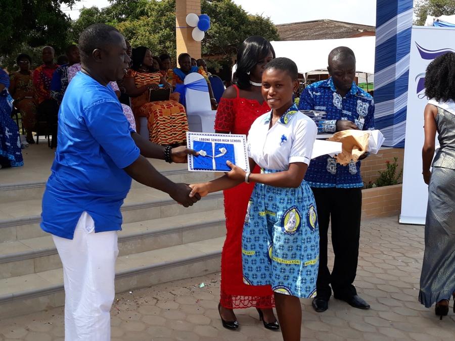 Student awards presentation at speech day - 2018