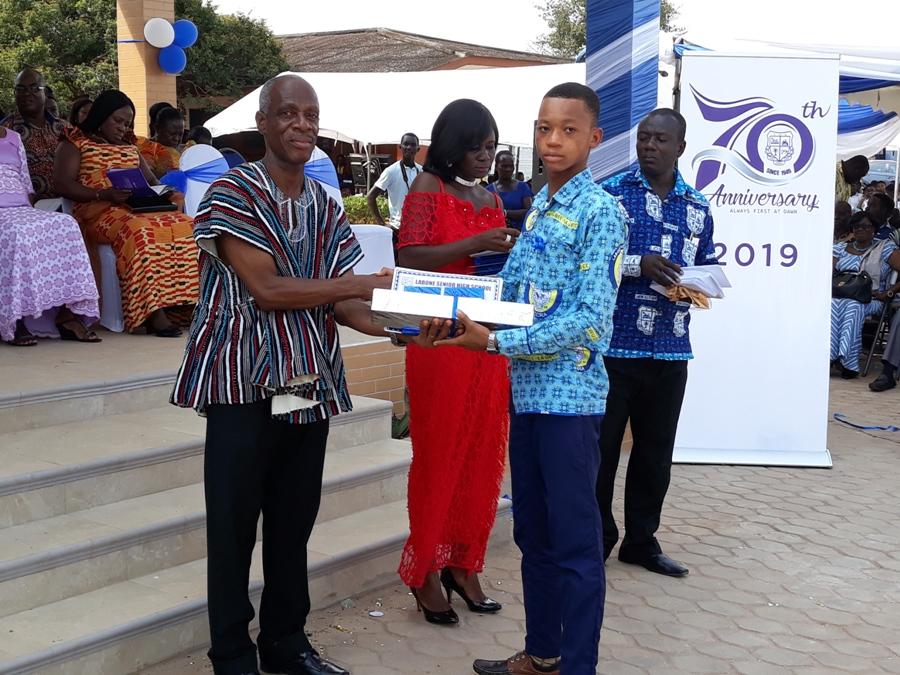 Student awards presentation at speech day - 2018